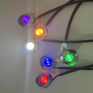 New 3/4 inch <span class=keywords><strong>mini</strong></span> xe tải tròn Led giải phóng mặt bằng đèn giao thông <span class=keywords><strong>12V</strong></span>/24V Trailer Side Marker ánh sáng - Product Image 3