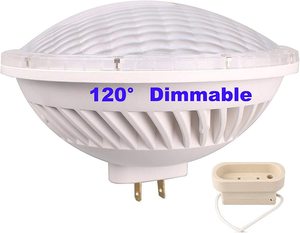 ソフトウォームホワイト120VGX16D120 ° ワイドフラッドライトの交換300WMFLPar56ハロゲンライト調光可能Par56LED電球