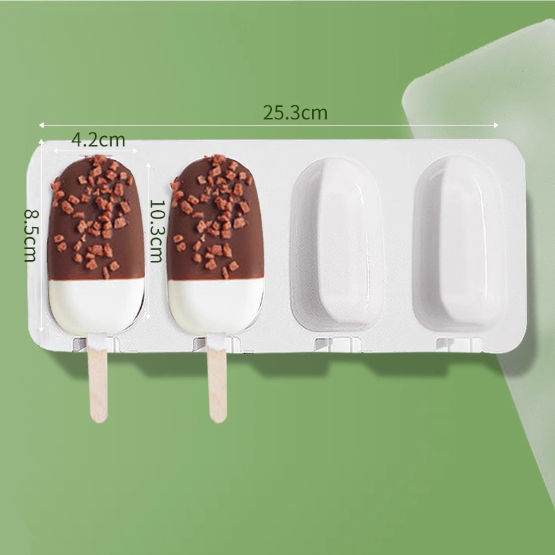 Large size 4-piece oval (with lid and 50 sticks included)