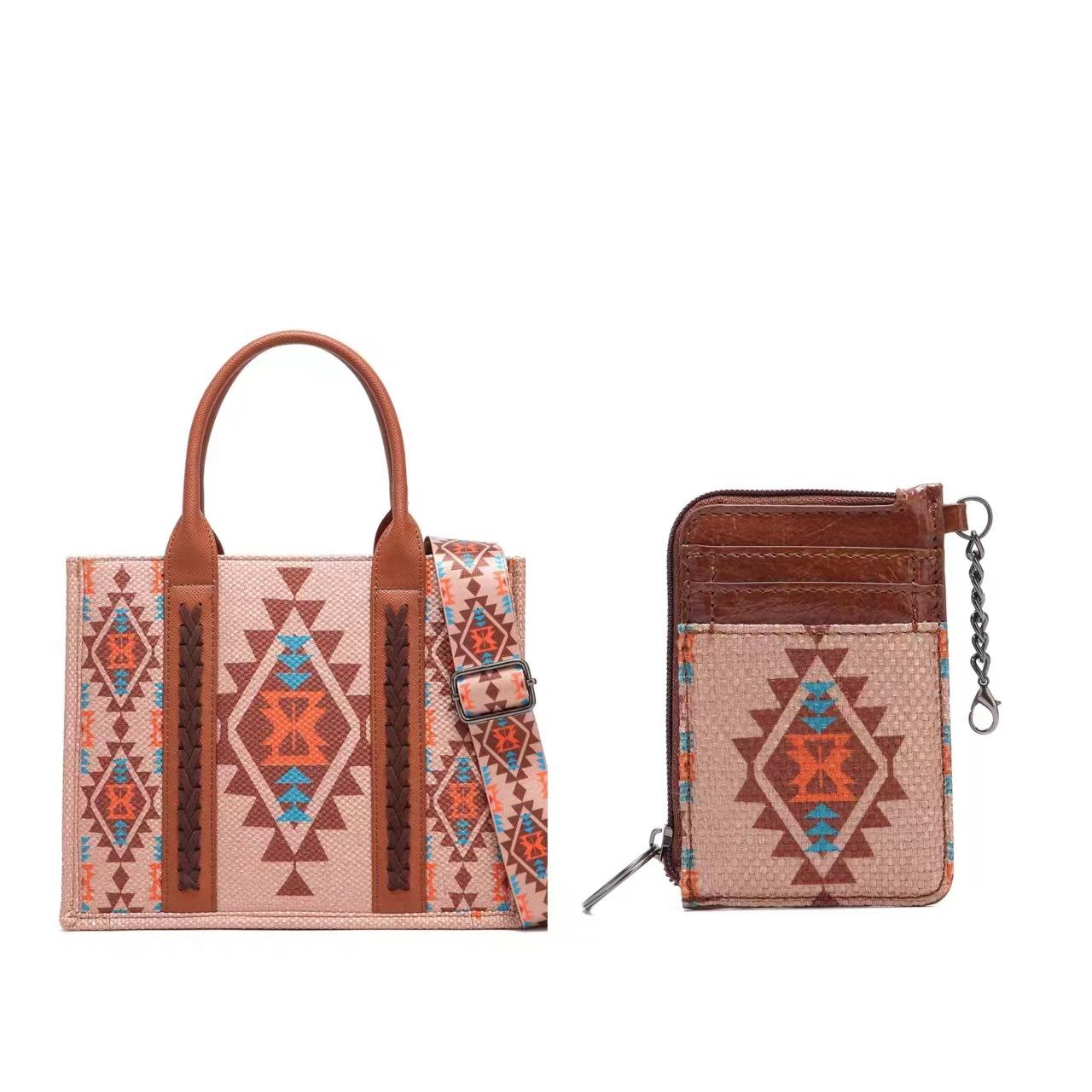 PG851 Three-Piece Set, Brown + Apricot