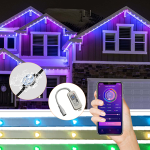 UCS2904 12v 30mm rgb led pixel light bullet module node string ip68 outdoor holiday architectural pixel point lights - Product Image 1