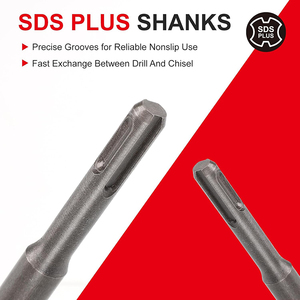 Dz 3pcs diy תעשייתי כיתה S-פלוס סט צ 'יסל שטוח ונקודה קצה קצה בטון בטון מקדחה קצת מקדחה