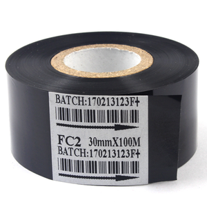 Codificación de fecha de caducidad Tamaño OEM 25mm * 120m Código de fecha negro Marcado Fecha Cinta de codificación de lote - Product Image 1