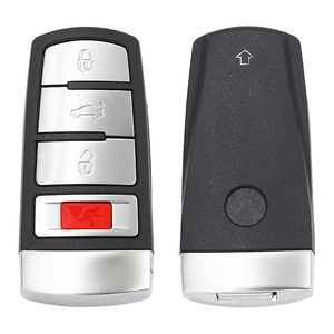 フォルクスワーゲンパサート用VW用4ボタンキーレスゴースマートリモートカーキー315MHzID48チップ2006-2013 CC 2009-2015 FCC ID: NBG009066T - Product Image 3