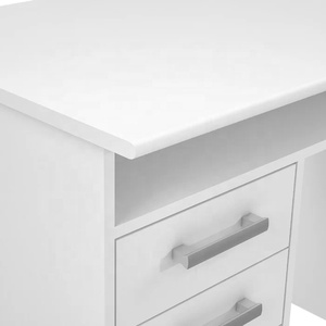 Современная Классическая простая деревянная мебель DECOHOME, Офисный Компьютерный стол из МДФ, оптовая продажа столов, сборный стол с деревянной рамой, прямоугольный - Product Image 3