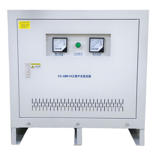 高性能SG-200KVA三相ドライパワートランスフォーマー200-480V出力220-240V入力銅材料50/60Hz周波数 - Product Image 1