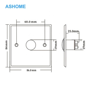 Interruttore Smart Home Touch sblocco 12V 5A pulsante Push Exit per sbloccare premere interruttore a muro intelligente blocco di accesso magnetico elettrico - Product Image 5
