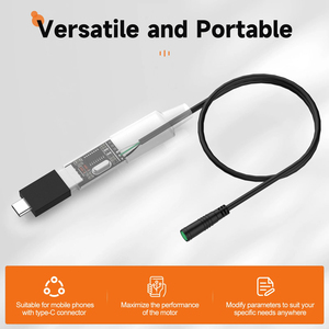 Комплект для среднего привода Bafang BBS01 BBS02B BBSHD Изменяет параметры скорости PAS OTG-USB USB-кабелей - Product Image 3