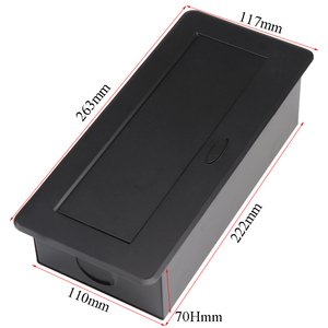 3 enchufe Universal con puerto de carga Usb, aleación de Zinc multifuncional, escritorio de oficina, enchufe de mesa emergente - Product Image 3