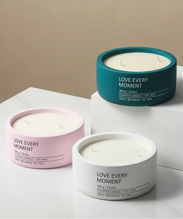 Luxury Customised Tall Jar 300g Popular Private Label Soy Wholesale Strong Natural Wax Candle Scent Candles Scented In Bulk