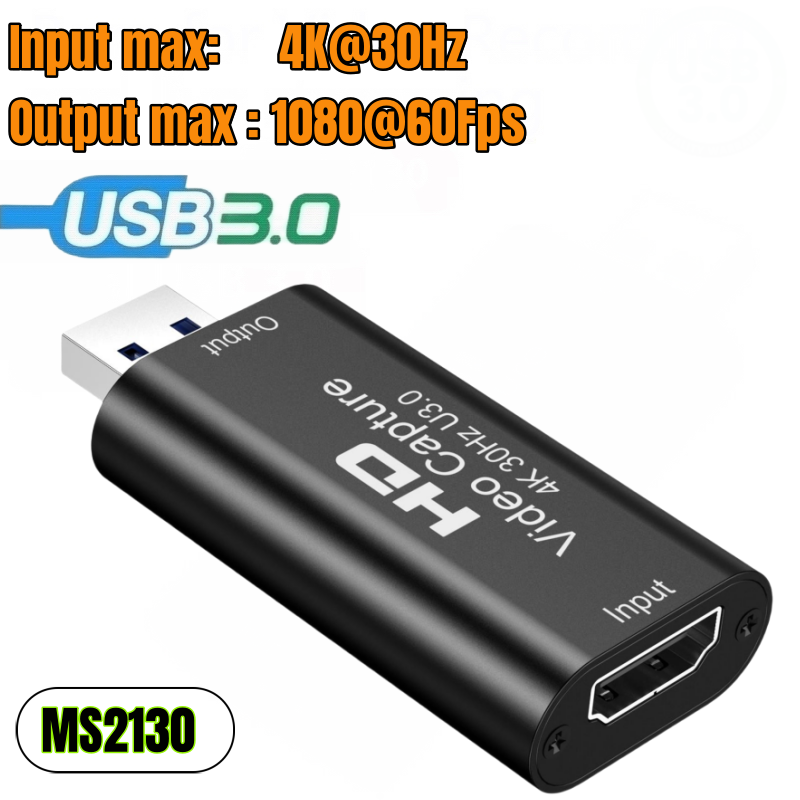 USB 3.0 1080@60FPS--Black
