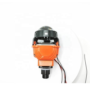 IDISON T26W 2.5 inç süper parlak ampul çift ışık fincan 2 ışık kaynakları yüksek ışın 5000Lux Bi-led projektör Lens için araba - Product Image 4