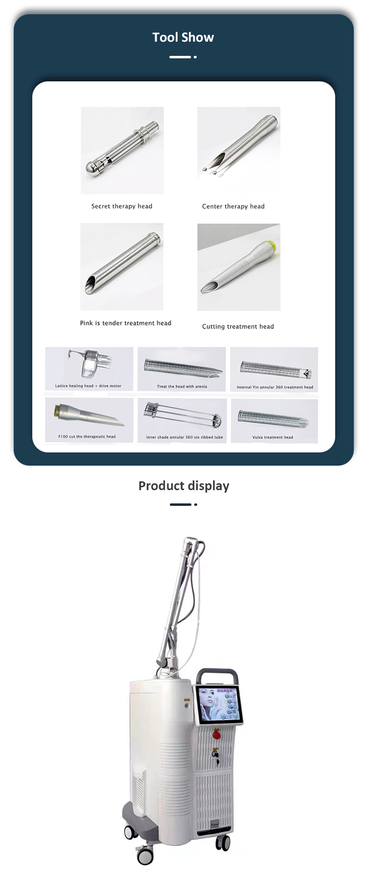Wholesale Co2 Laser Back Machine For Skin Lifting Scars From
