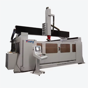 เครื่องแกะสลักไม้ CNC แบบ5แกนความเร็วสูงเครื่องแกะสลักหยกขนาดใหญ่2040รูปปั้นแกนกัดโฟมมอเตอร์กำลังสูง - Product Image 1