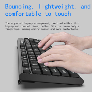 Factory Price Wired 104keys <strong>Keyboard</strong> Mouse Combos Office <strong>Computer</strong> PC <strong>Keyboard</strong> Mouse Combo Set - Product Image 2