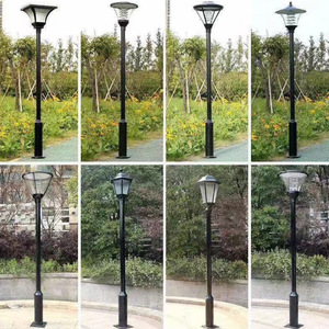 Açık bahçe peyzaj dekoratif için Modern açık su geçirmez bahçe ışık direği 15W bahçe fener direği açık - Product Image 6