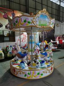 IFD Kiddie sürmek 6 oyuncu Merry <span class=keywords><strong>Go</strong></span> mermi ve mekanik sürmek kapalı eğlence parkı sürmek atlıkarınca satılık