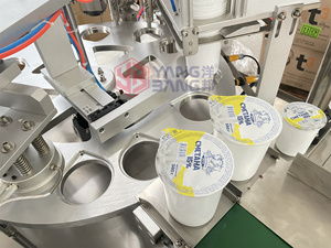 YB-FBJ2 otomatik yoğurt jöle K fincan dolum ve mühürleme makinesi çok fonksiyonlu bardak yapıştırma makinesi yoğurt kabı yapıştırma makinesi - Product Image 6