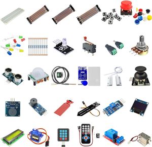 Nuevo sensor personalizado de 30 tipos 69 unidades para Arduino ESP32 ESP8266 Raspberry Pi Kit de Inicio variedad Kit de sensor común