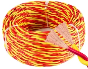 RVS 300V elektrikli güç kablosu 2*0.5/0.75/1/2.5/4/6mm 2.5 RM esnek yangına dayanıklı çift bükümlü kablo PVC alçak gerilim - Product Image 2