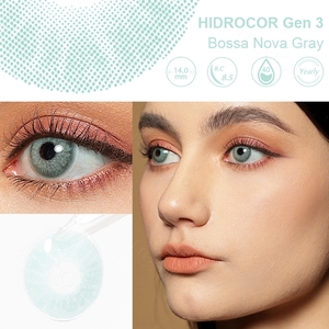 Giao hàng nhanh Freshgo HIDROCOR danh bạ mỹ phẩm kính áp tròng màu xám tự nhiên bán buôn ống kính mềm - Product Image 5