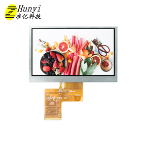 4,3-Zoll-<span class=keywords><strong>LCD</strong></span>-Panel 480x272 24-Bit-RGB-Schnittstelle WVGA-Anzeige modul ST7283-Controller für eingebettete Anwendungen