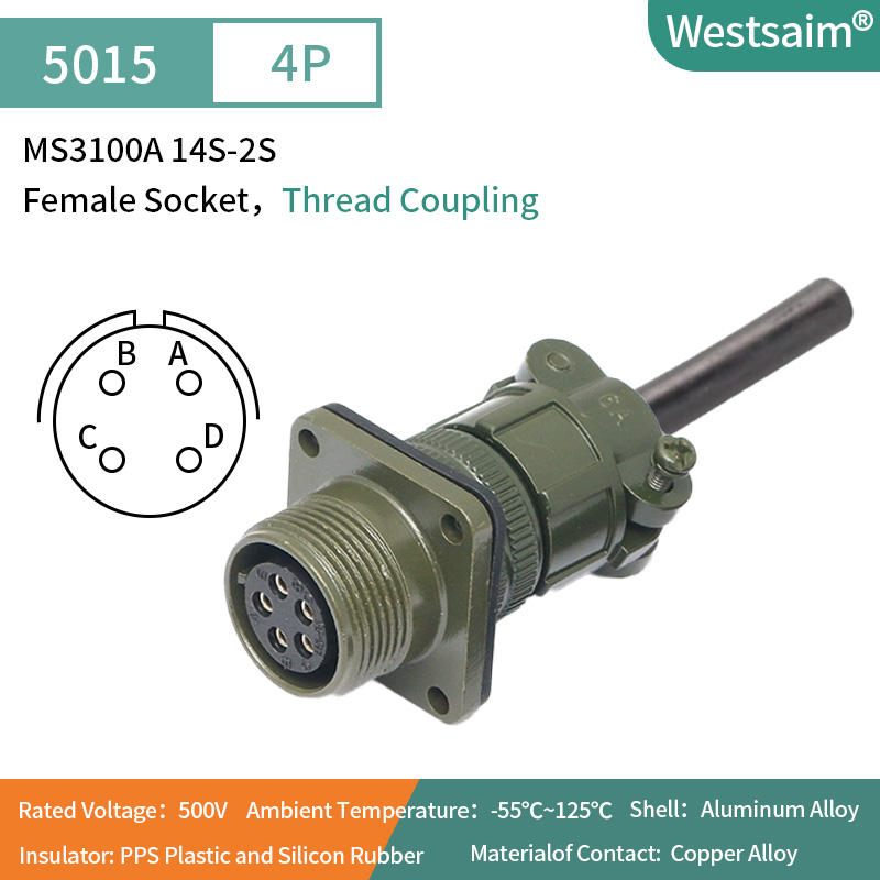 MS3100A 14S-2S Female Socket