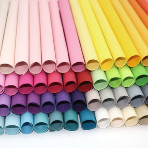 ハイエンド180g 88 * 113cm 8色8シートブルーシリーズ木パルプ色紙学生用 - Product Image 3