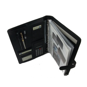 Pu Chất Liệu Tùy Chỉnh Tài Liệu A5 Da Danh Mục Đầu Tư Tùy Chỉnh Biểu Tượng Dập Nổi Tập Tin Thư Mục Máy Tính Xách Tay Chủ Túi Padfolio Máy Tính - Product Image 5