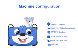 <strong>7</strong>&quot; 2024 Learn Educational <strong>Android</strong> Kids Tablet Wintouch <strong>7</strong> <strong>Inch</strong> Children's Tablet Pc Kid <strong>Android</strong> <strong>Tab</strong> for Kids - Product Image 2