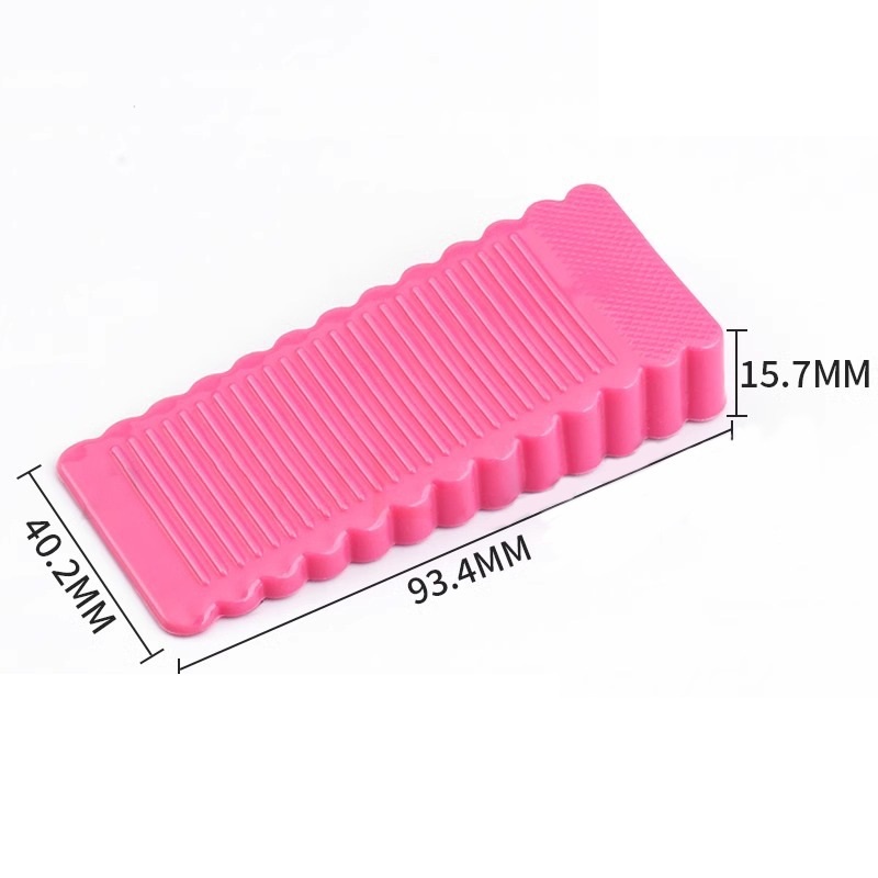 Petit butoir de porte triangulaire rose