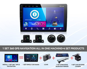 Wemaer 3D全景720P 1080P车载环视系统GPS导航触摸车载安卓屏幕带360车载摄像头 - Product Image 5