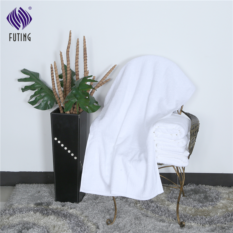 100%Cotton bath towels Low MOQ high quality luxury customized white towel hotel bathroom towel rack hotel