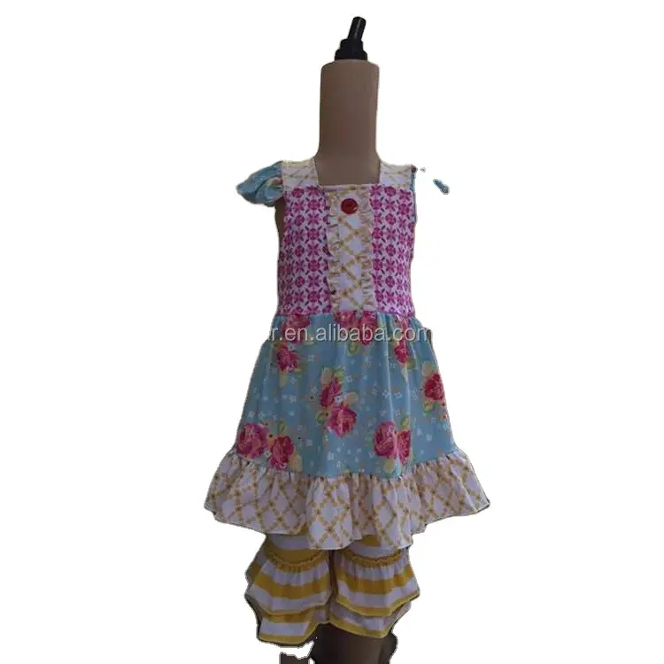 Boutique per ragazze remake set di abbigliamento primavera vietnam abbigliamento per bambini smocked abbigliamento per bambini