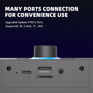 Altavoz inalámbrico Bluetooth para ordenador con barra de sonido TF Aux IN, función Hi-Fi y sonido estéreo, barra de sonido inalámbrica, altavoz para el hogar - Product Image 2
