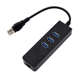 3.0 USB ad alta velocità 3 porta HUB con adattatore Ethernet USB Multi-funzione Lan adattatore Gigabit - Product Image 1