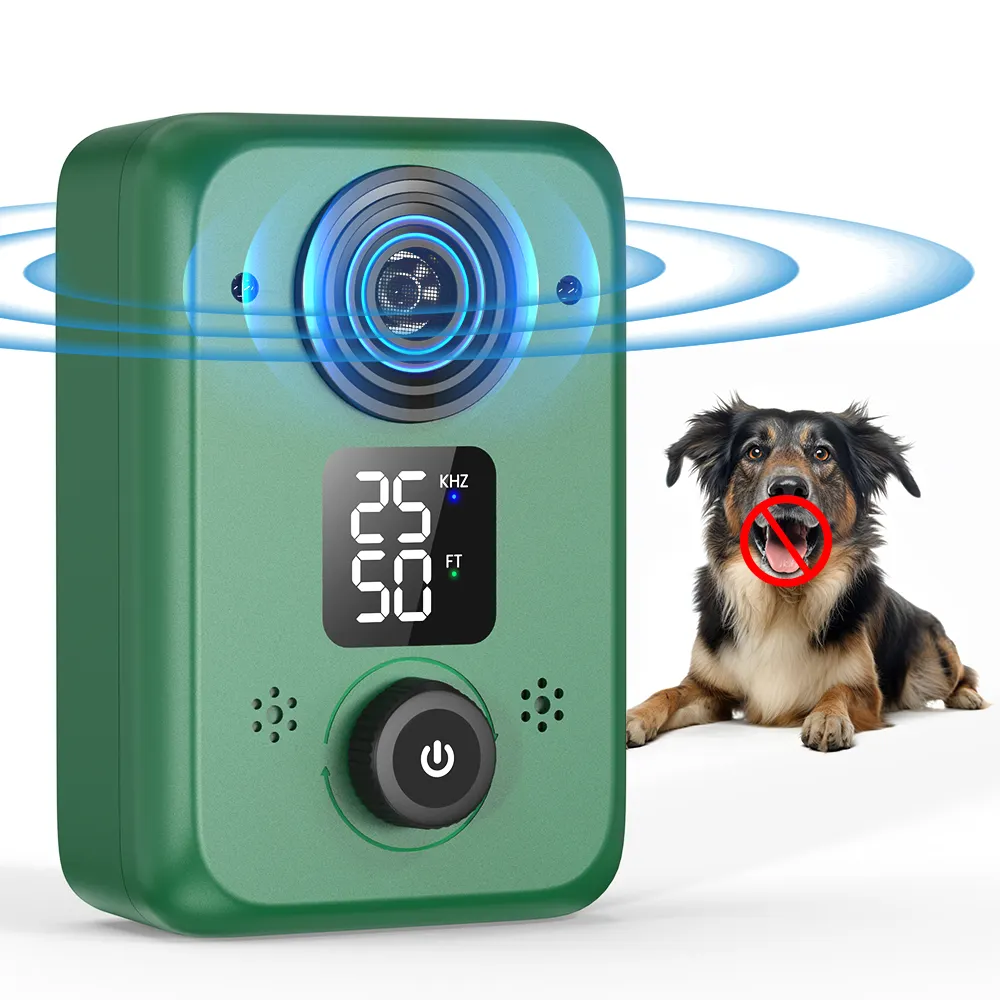 Nuovo arrivo wireless per interni esterni senza danni smart stop abbaiare repellente per cani ad ultrasuoni