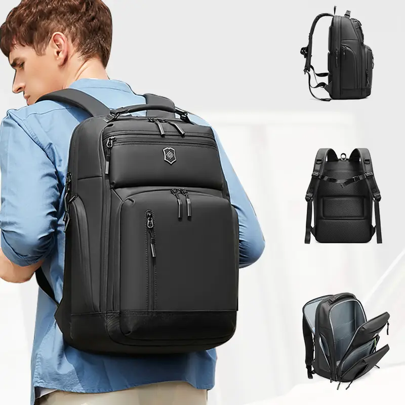 Grande capacità di alta qualità borsa da viaggio per gli uomini impermeabile scuola Bookbag zaini per il computer portatile per gli uomini