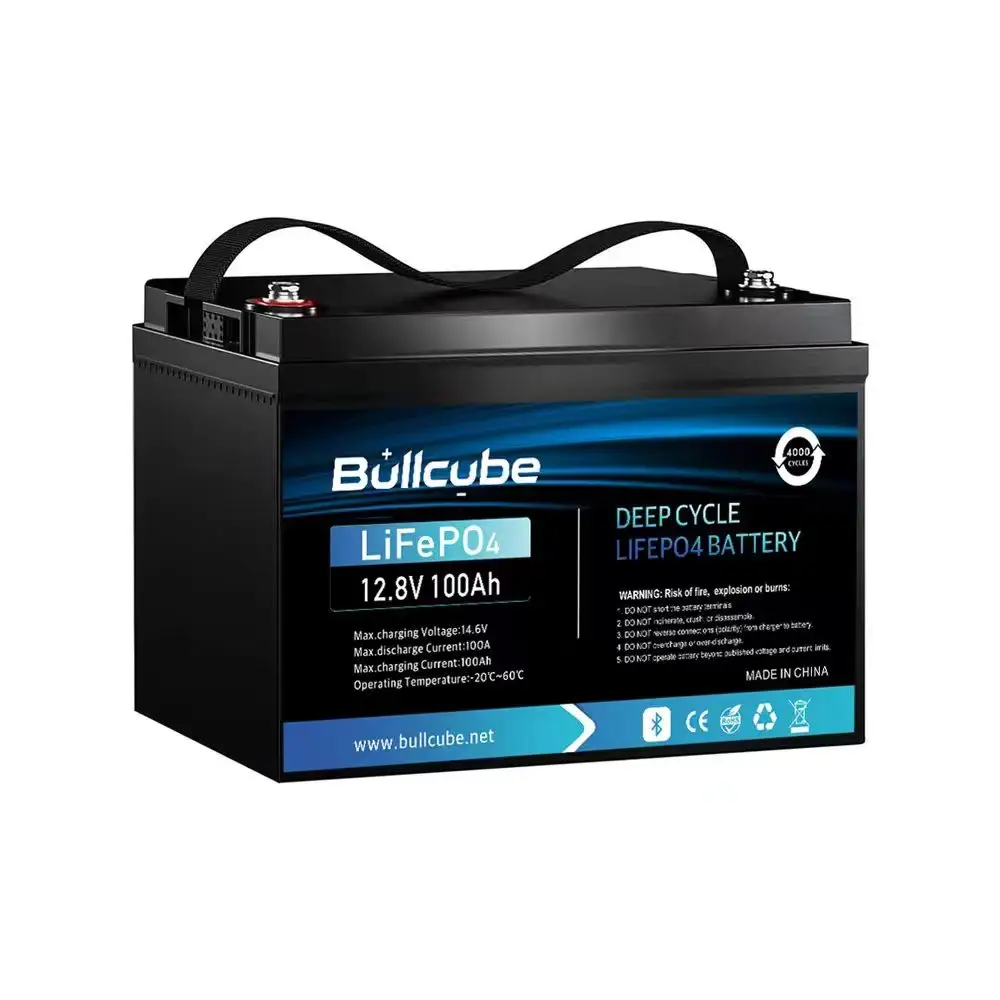 नरम पैक LiFePO4 सेल Bullcube लिथियम बैटरी 12.8V 12Ah ऊर्जा भंडारण बैटरी 12v लिथियम बैटरी