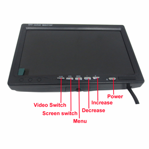 Monitor LCD TFT a Color para reposacabezas de coche, 800x480p, 7 pulgadas, con 2 entradas de vídeo, directamente de fábrica