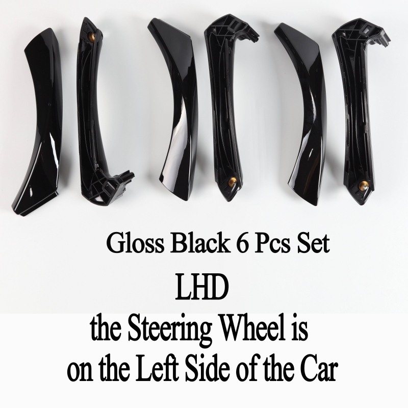 LHD Glossy Black 6Pcs