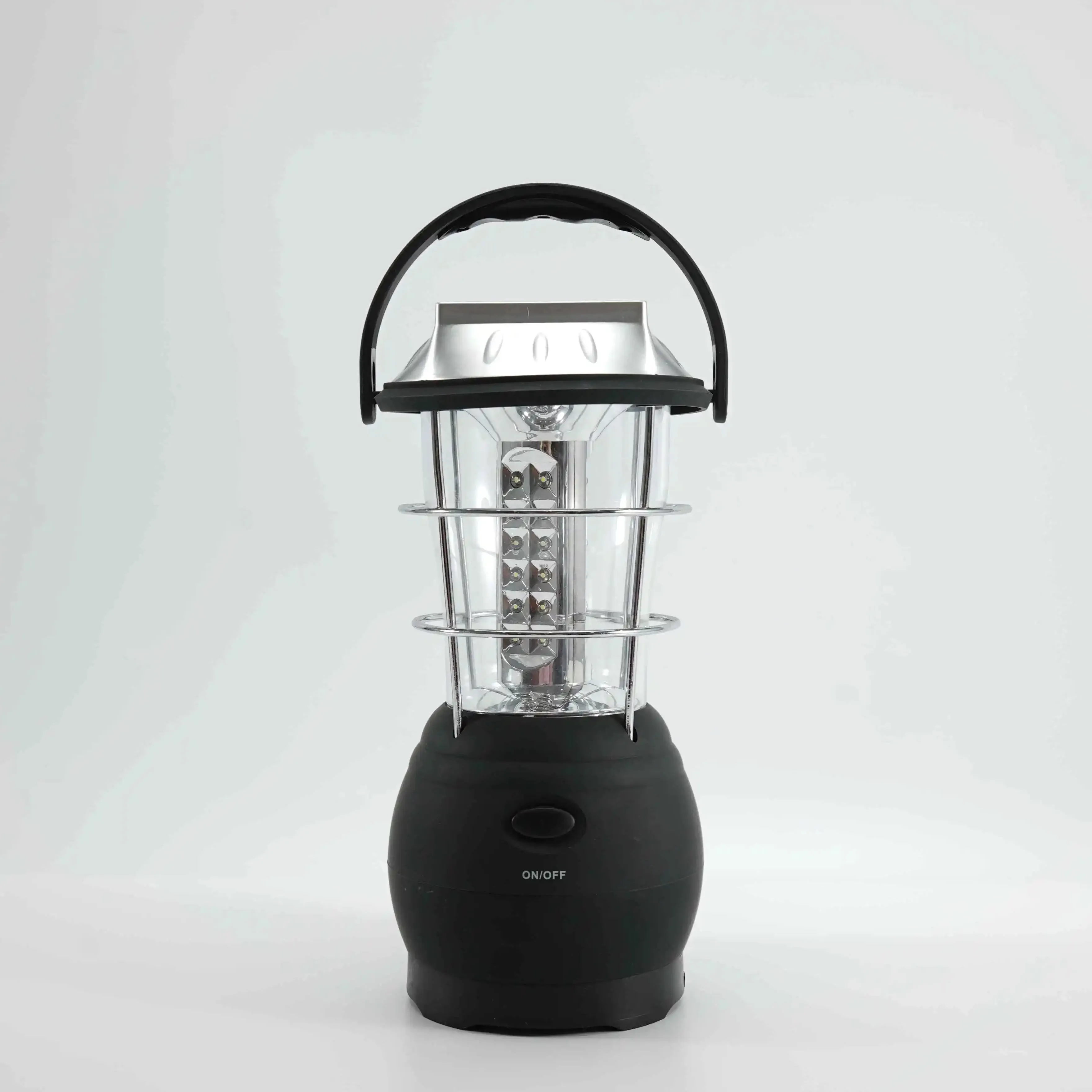 Lampe de camping portable multifonctionnelle Lampe d'urgence Lanterne solaire d'extérieur Lampe de tente Lampe dynamo à LED avec générateur manuel
