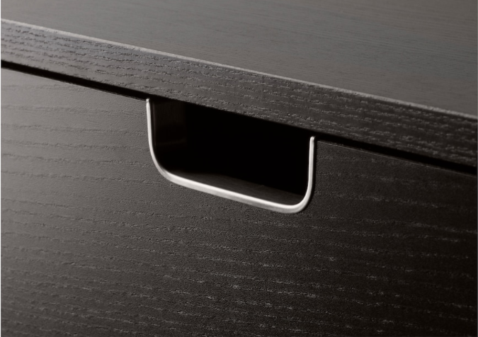Shoe Cabinet with 4 Compartments Which Can Stand Close Up to the Wall