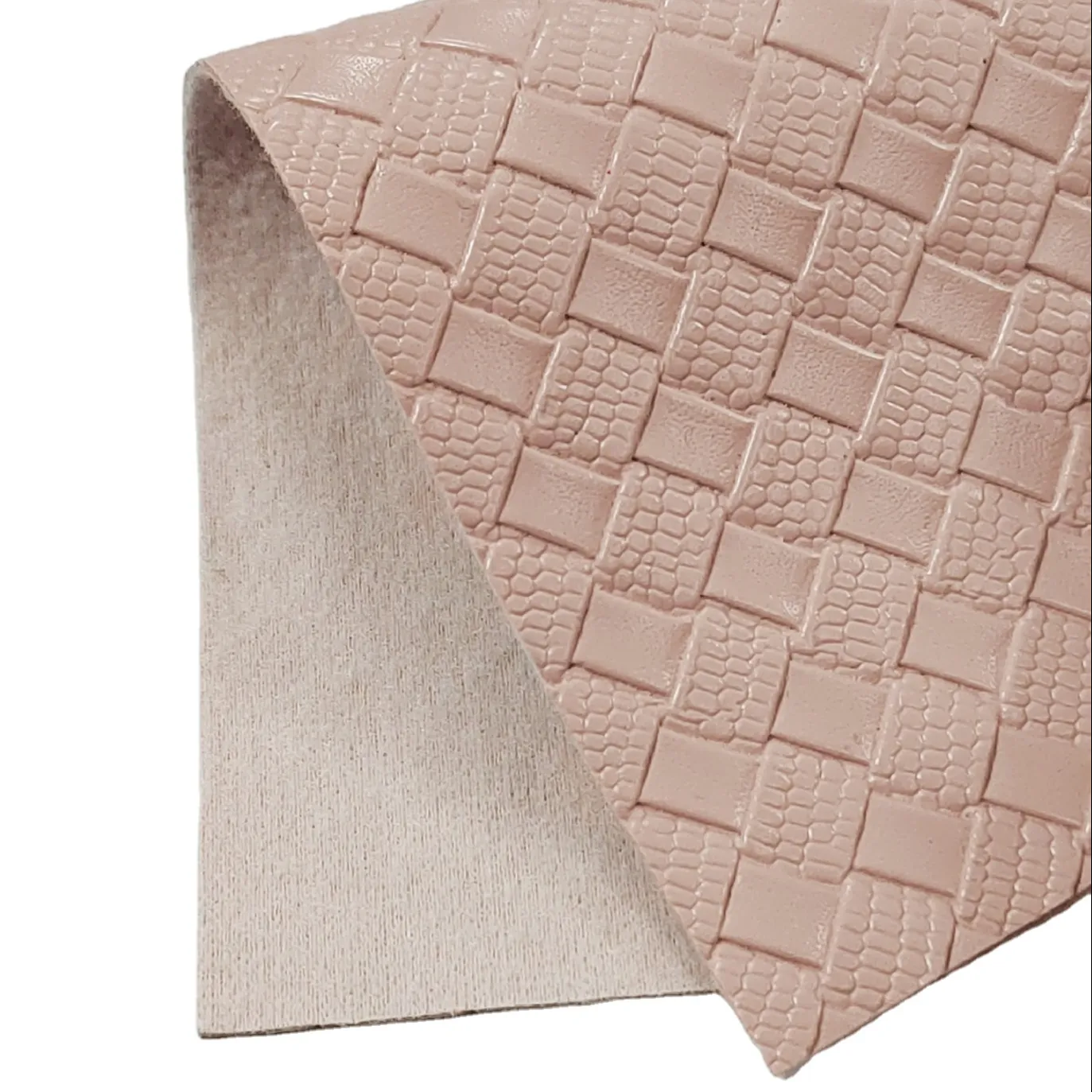 Textura de tejido ynthetic para la fabricación de zapatos, material de cuero a prueba de agua