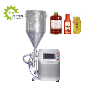 ZXSMART高粘度液体ジャーボトル充填機クリーム用ケチャップジャムソースシャンプーゲル自動飲料用ケミカル