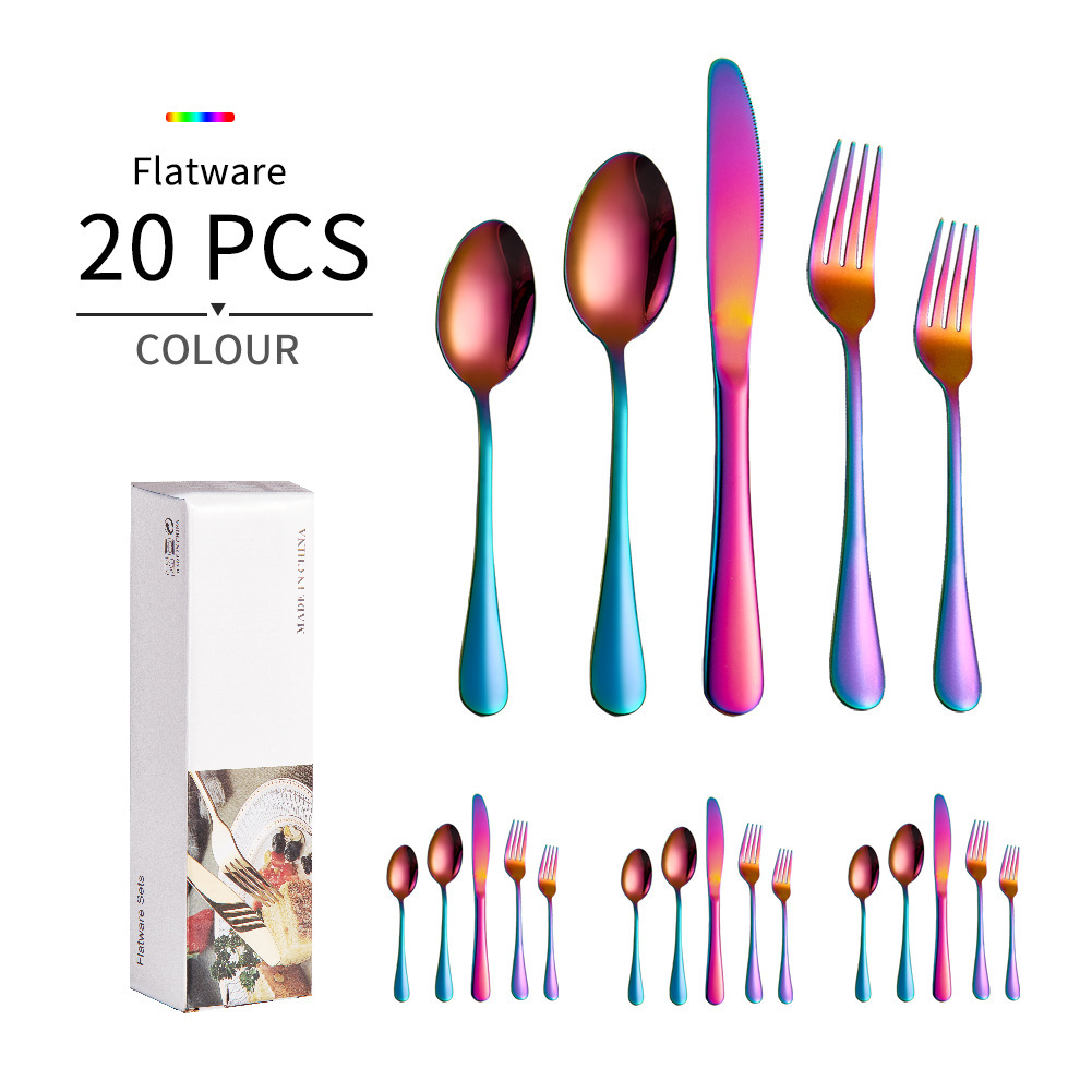 Colorido juego de 20 piezas