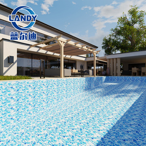 Lót hồ bơi PVC Landy Mosaic, chống tia UV, chịu được clo, chất liệu vinyl, dành cho hồ bơi trên mặt đất - Product Image 5