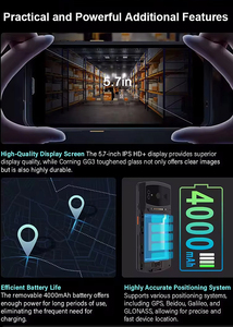 EDOO M914G Handheld <span class=keywords><strong>Android</strong></span> Mobiele <span class=keywords><strong>PDA</strong></span> Terminal met WIFI, GPS, NFC en Barcode Scanner voor Logistiek, Winkels en Magazijnen - Product Image 4