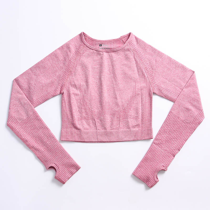 Pink long sleeve top