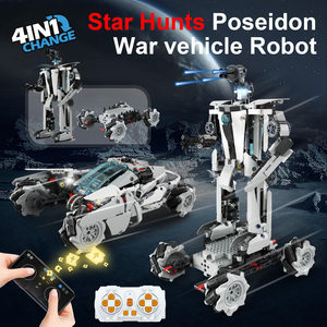 DIY intelligentes RC-Fahrzeug Spielzeug Kinder ABS-Kunststoff Roboter elektronisches Baustein-Set STEM pädagogisches Geschenk programmierbar über Kinderbox - Product Image 3